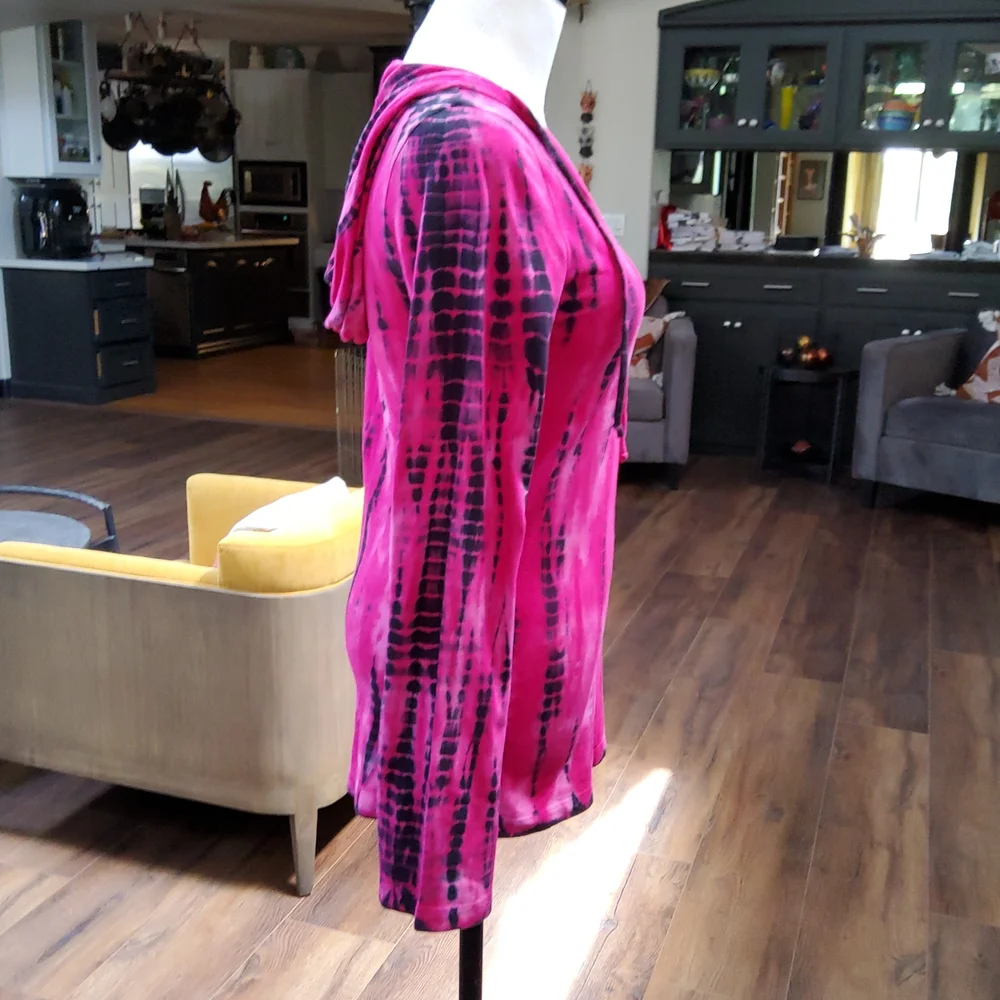 Balance Collection Tie-Die Tunic Top - Picture 4 of 5